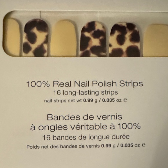 Retired Color Street Glitter, Leopard, and Red Nail Strips - Picture 6 of 9